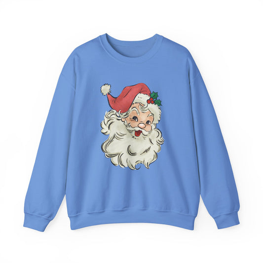 Retro Santa Sweater,Vintage Santa Christmas Sweatshirt,Retro Santa Claus Shirt - PopCultureByDesign36