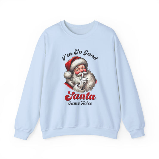 Funny Santa Sweatshirt, Women Ugly Christmas Sweatshirt, Holiday Sweatshirt - PopCultureByDesign36