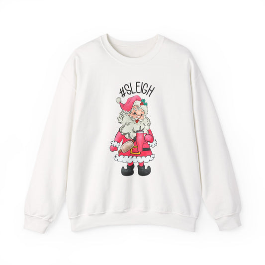 Sleigh santa, Retro Santa Sweater,Vintage Santa Christmas Sweatshirt - PopCultureByDesign36
