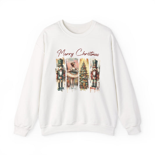 Merry Christmas Sweatshirt, Christmas Tis The Season Sweatshirt - PopCultureByDesign36