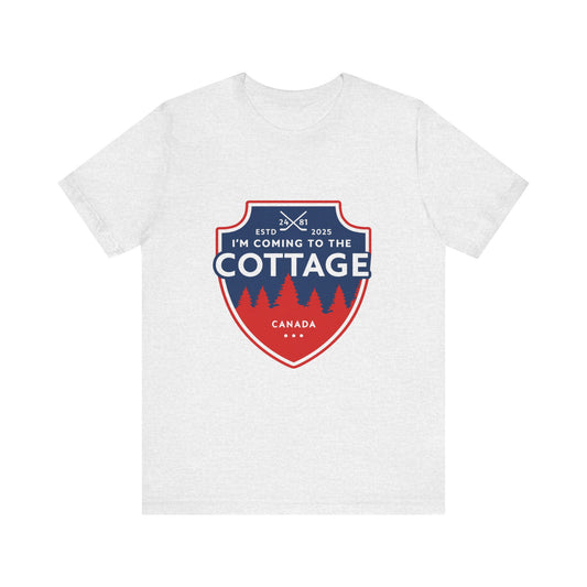 Cottage Hockey Tee — “I’m Coming to the Cottage” Canadian Hockey Lover Shirt