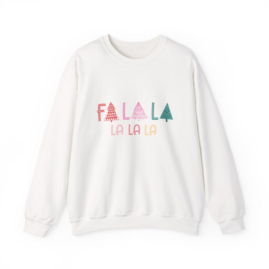 Fa La La Sweatshirt, Christmas Holiday Sweatshirt - Popbydesign