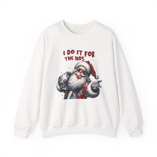 Funny Santa Inspired, Santa sweatshirt, Retro Santa - Popbydesign