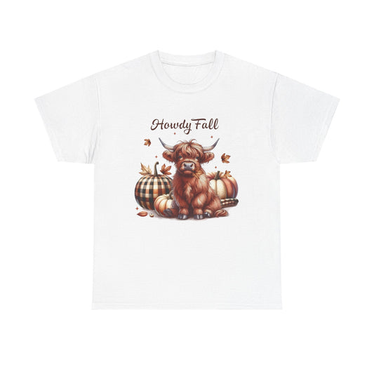Howdy Fall, Moody shirt, Funny Cow shirt, Cow Shirt - Popbydesign