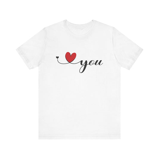 I Love You Shirt, Love Day Shirt, Love You Minimalist Shirt - Popbydesign