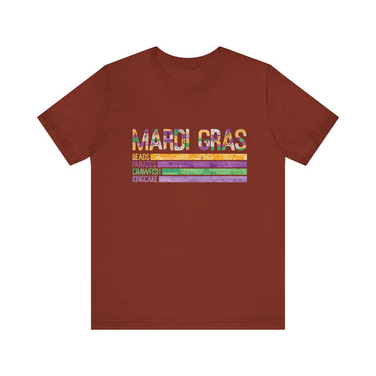 Louisiana Mardi Gras Shirt, Fat Tuesday, Bourbon Street Tee - Popbydesign