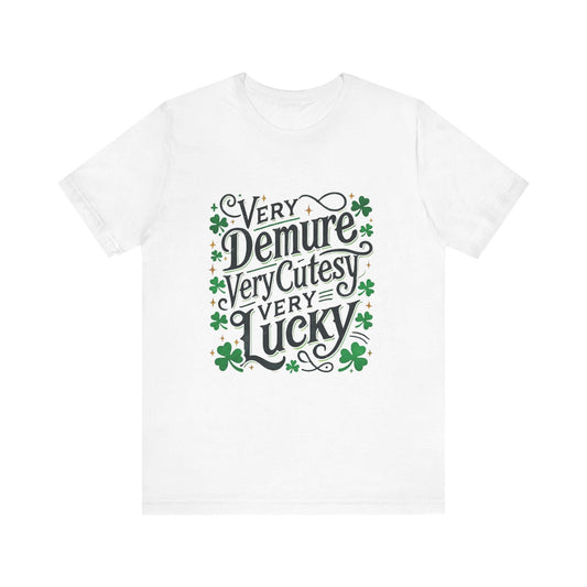 St Patrick's Day Tee, Irish Shamrock Tee, Feeling Lucky - Popbydesign