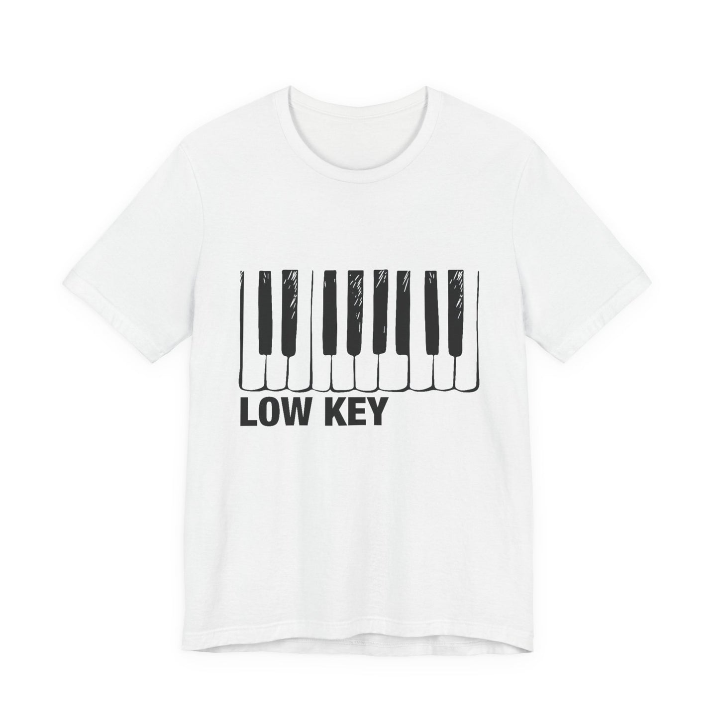 Funny Piano Player Shirt, Low Key Tee, Slang shirt, Piano Students - PopCultureByDesign36