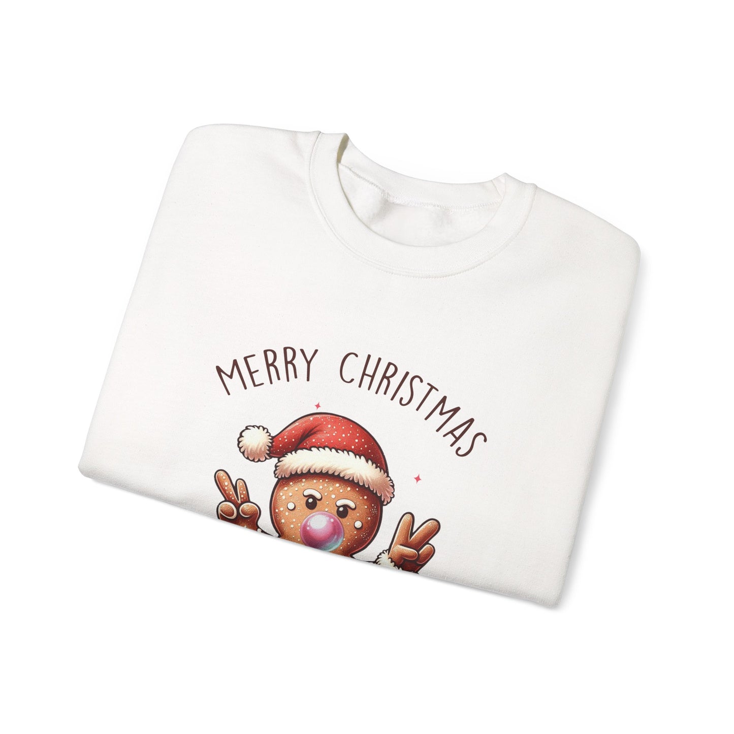 Funny Christmas Gingerbread Sweatshirt, Christmas Cookie Shirt, Christmas Santa - PopCultureByDesign36