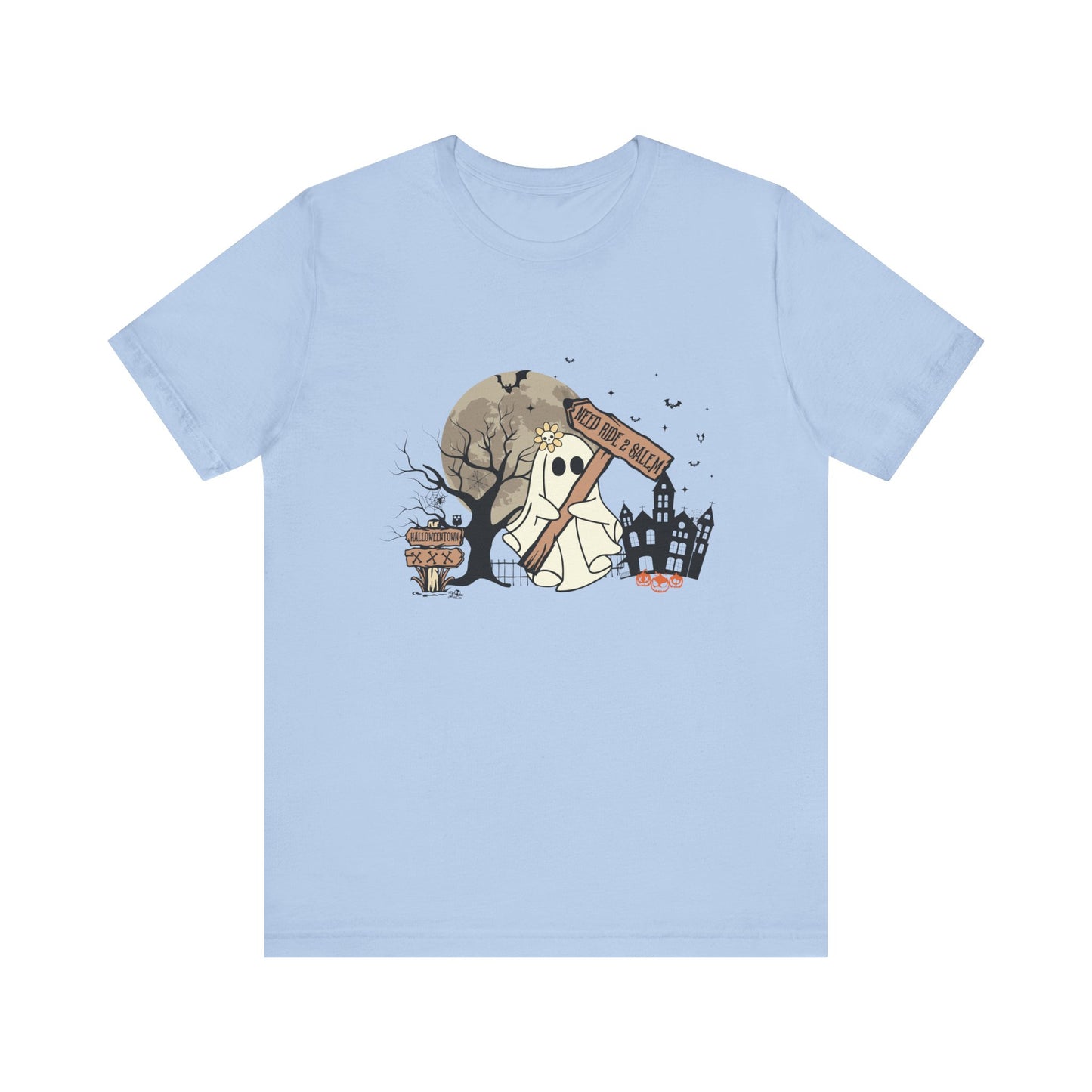Funny Ghost Needing a Ride, Funny Ghost Shirt, Hitchhiking Ghost Shirt - PopCultureByDesign36