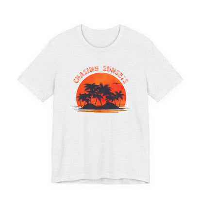 Vintage Palm Tree Shirt, Chasing Sunsets T-Shirt, Nature Shirt, Palm Beach Shirt - PopCultureByDesign36