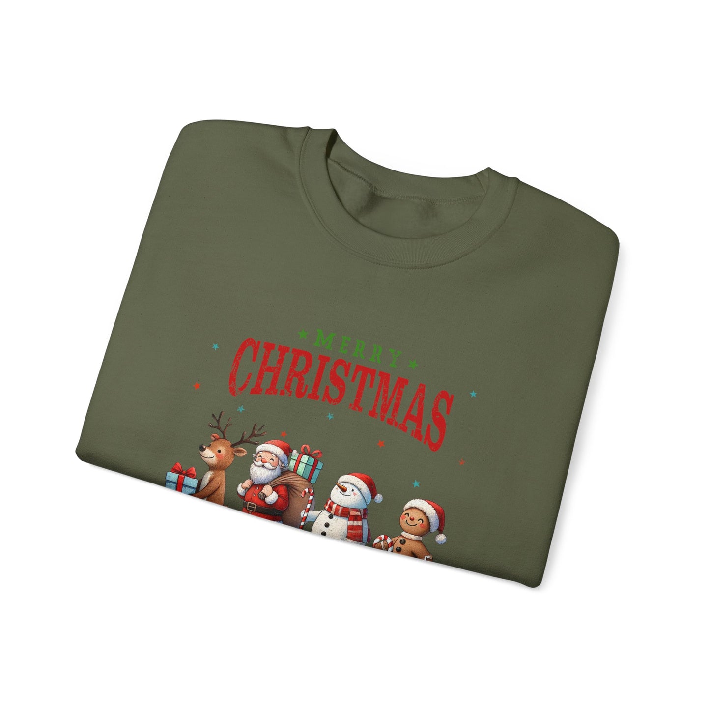 Christmas Sweatshirt, Cute Gingerbread Sweater, Gift For Christmas - PopCultureByDesign36