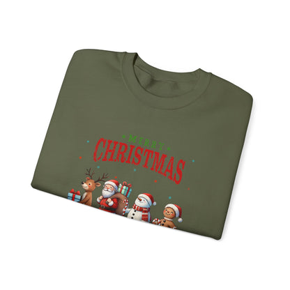 Christmas Sweatshirt, Cute Gingerbread Sweater, Gift For Christmas - PopCultureByDesign36