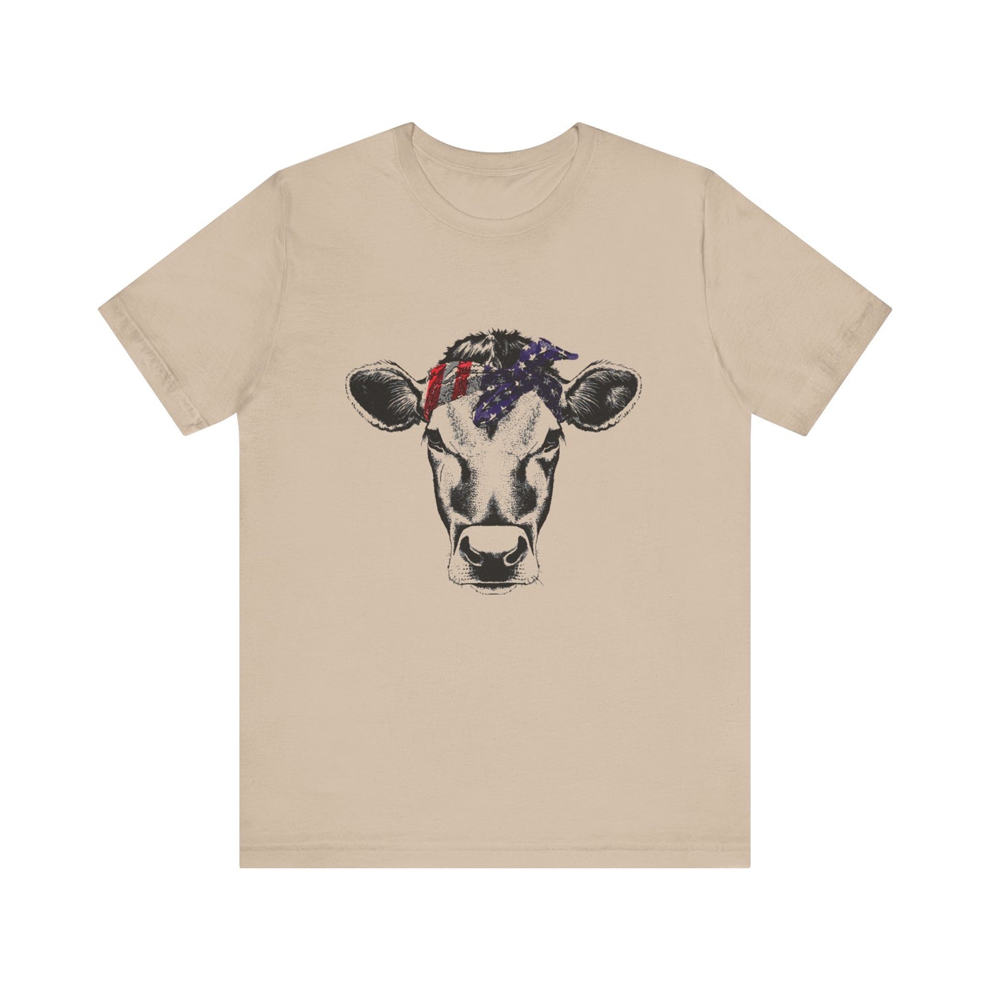 Highland Cow shirt, American Flag Shirt, Funny Cow Shirt, Independence Day - PopCultureByDesign36