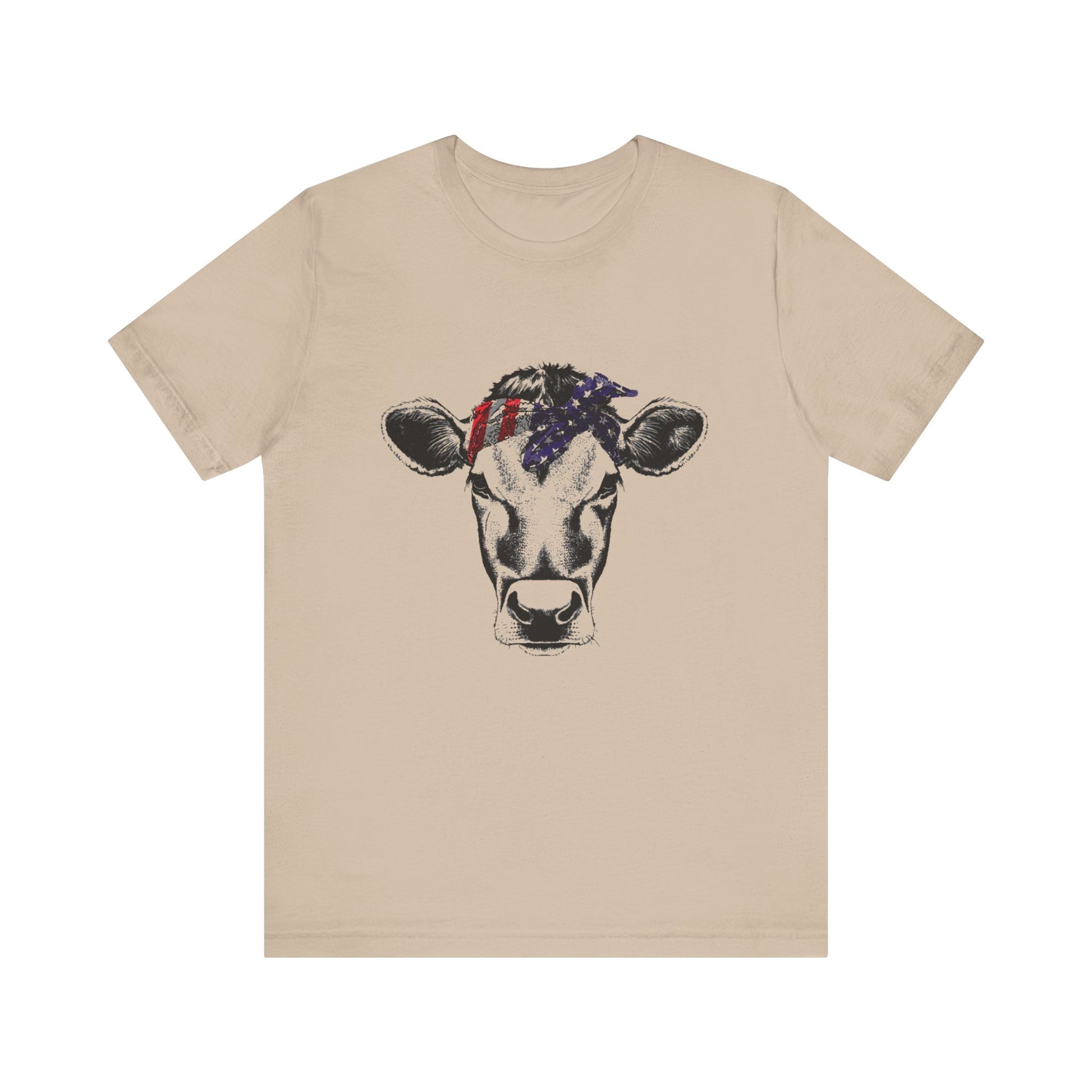 Highland Cow shirt, American Flag Shirt, Funny Cow Shirt, Independence Day - PopCultureByDesign36