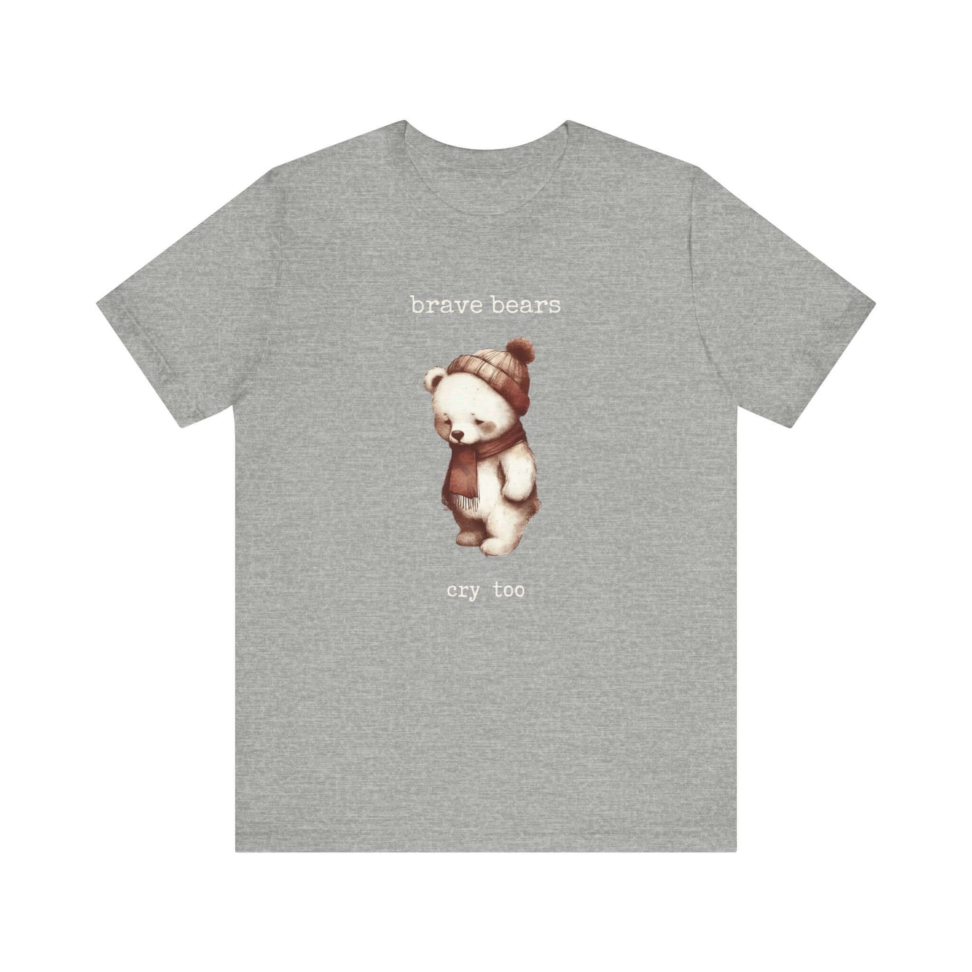 Brave Bears Cry Too Shirt, Vintage Bear Shirt, My tummy Hurts Shirt - PopCultureByDesign36