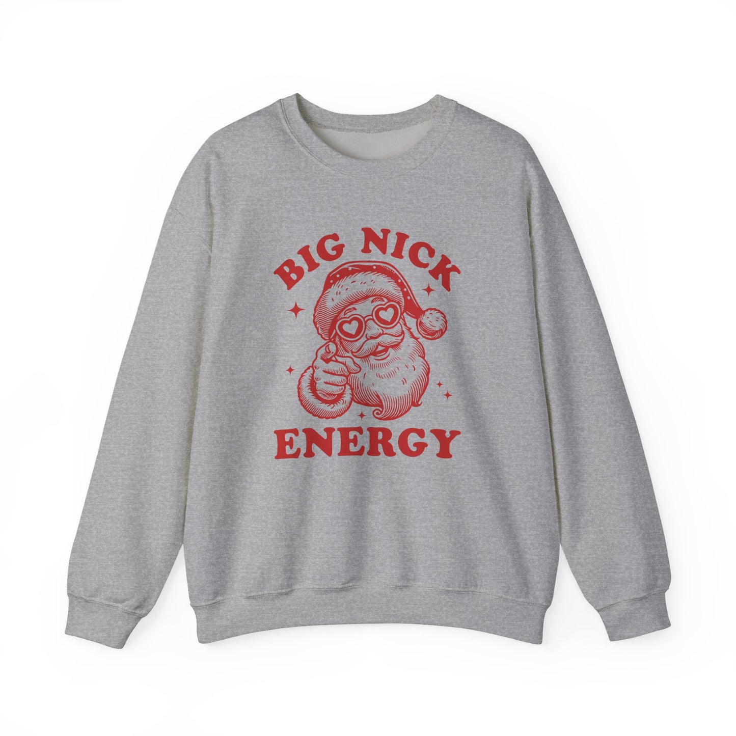 Big Nick Energy Christmas Shirt, Santa Inspired, Funny Santa Sweatshirt - PopCultureByDesign36
