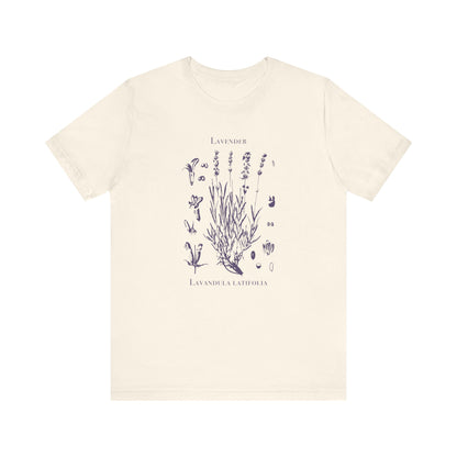 Retro Lavender Adult Shirt, Wildflowers Nature Shirt, Botanical Shirt - PopCultureByDesign36