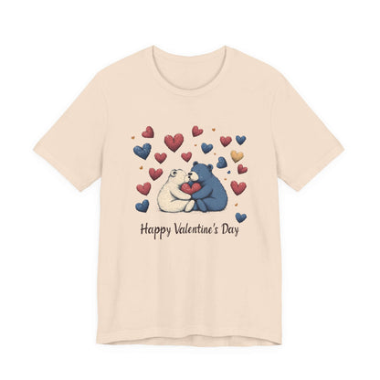 Bear Valentine Shirt, Cute Bear Shirt, Teddy Bear Shirt, Heart Valentine Shirt - PopCultureByDesign36