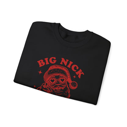 Big Nick Energy Christmas Shirt, Santa Inspired, Funny Santa Sweatshirt - PopCultureByDesign36