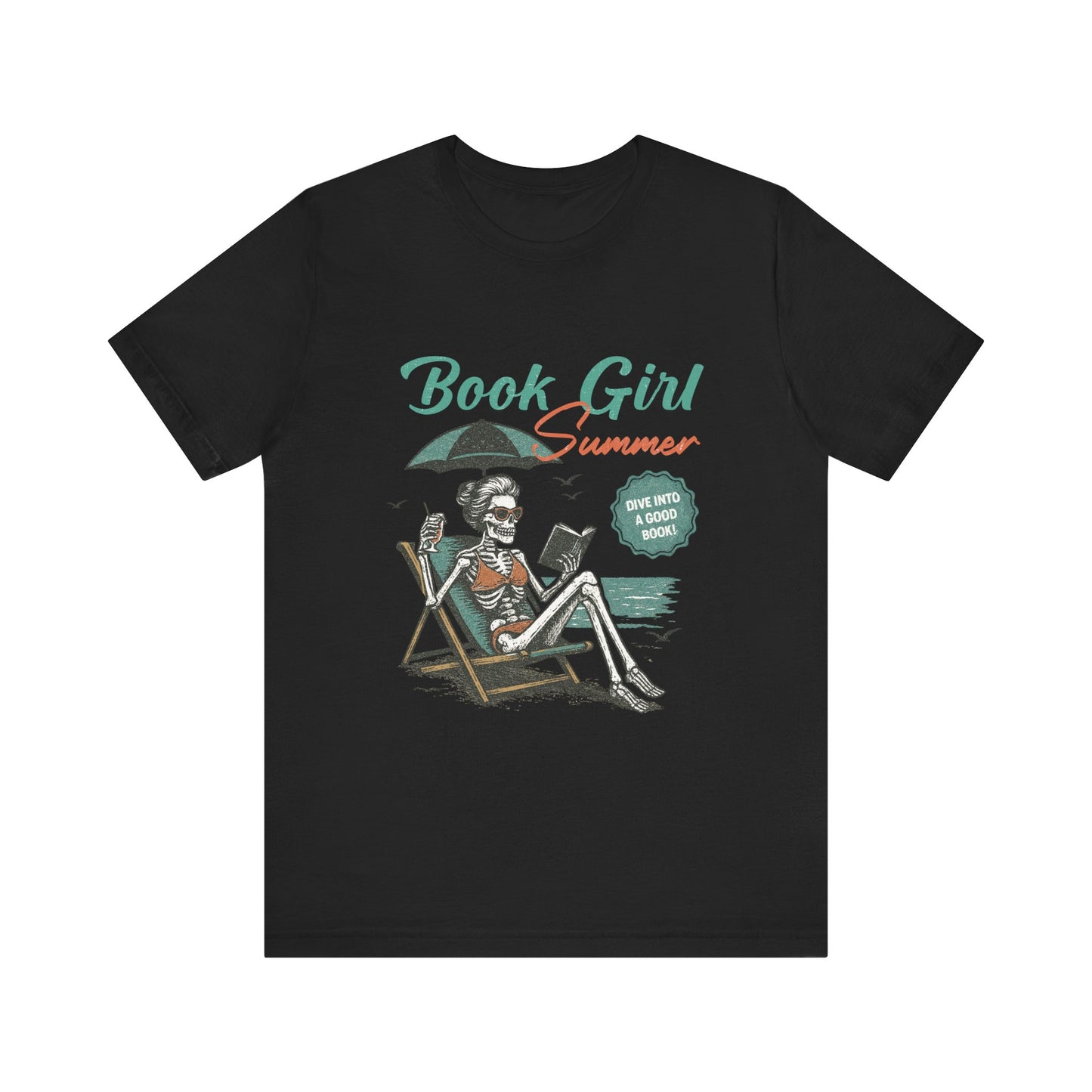 Book Girl Summer Shirt, Reading Lover Tee, Literary Bookworm Top - PopCultureByDesign36