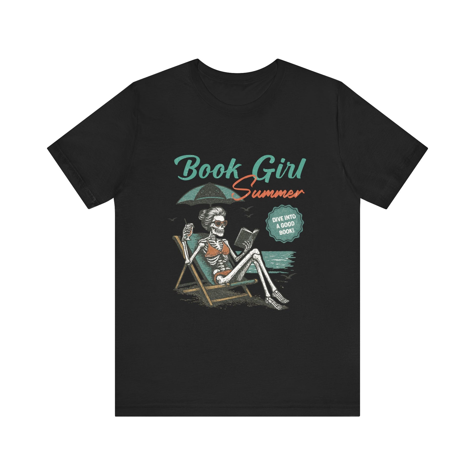 Book Girl Summer Shirt, Reading Lover Tee, Literary Bookworm Top - PopCultureByDesign36