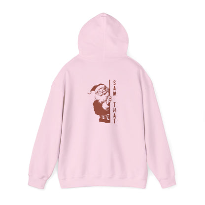 Christmas Santa Hoodie, Cozy Holiday Sweatshirt, Funny Santa Hoodie - PopCultureByDesign36