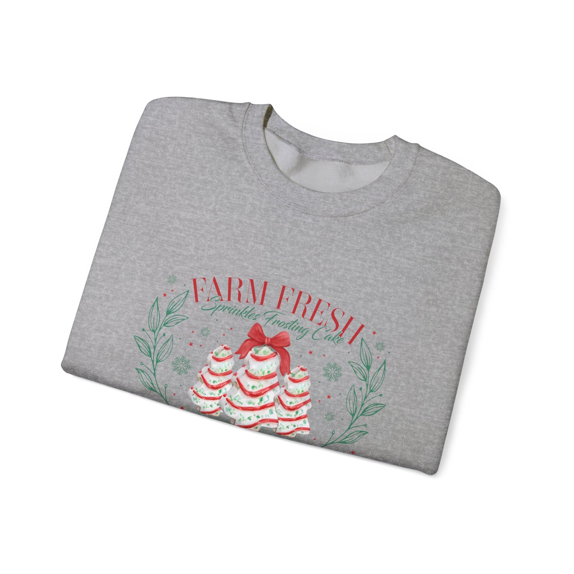 Farm Fresh Christmas Tree Cakes Shirt, Christmas Cake Sweatshirt - PopCultureByDesign36