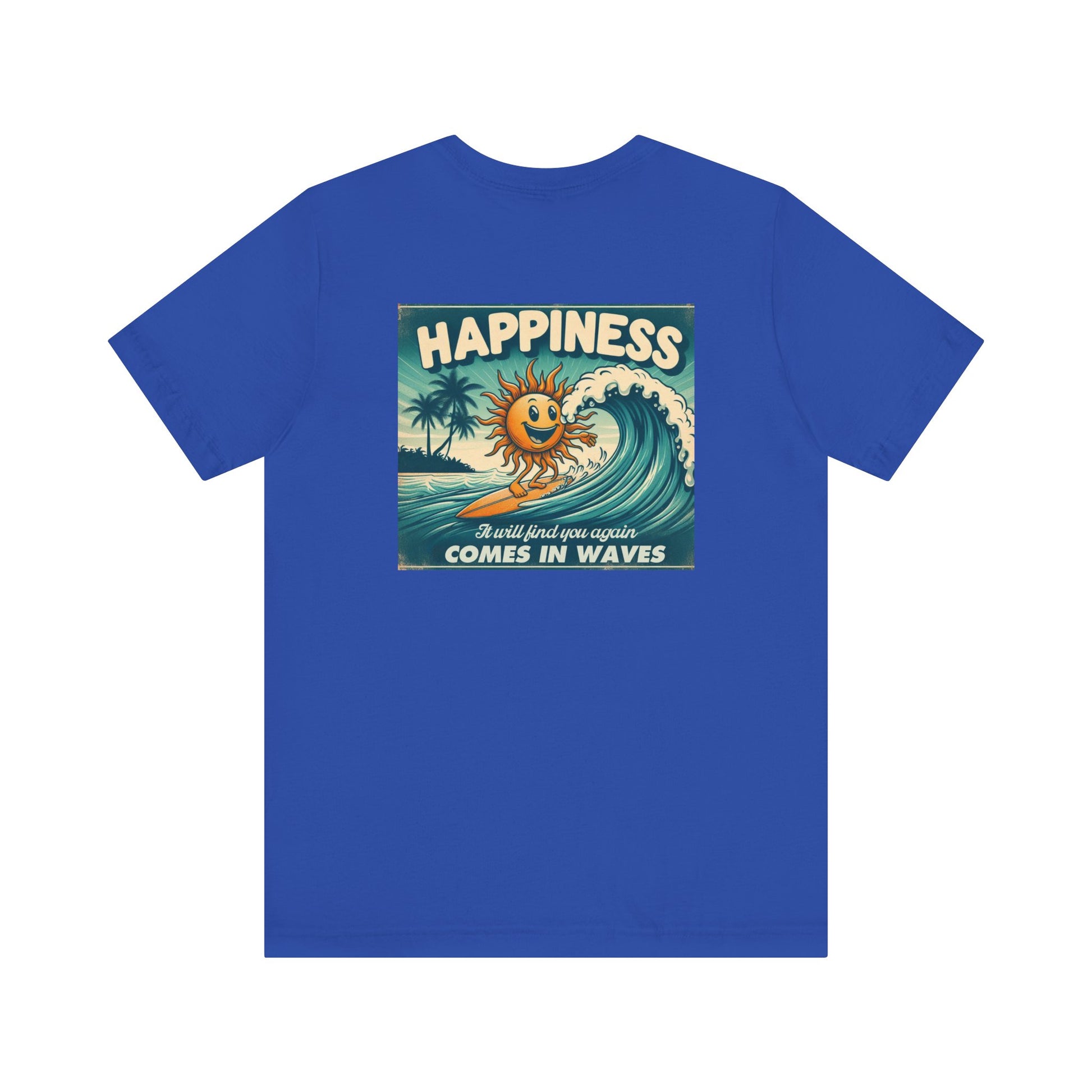 Happiness Comes In Waves shirt, Summer shirt, Surfing shirt, Surfer Gift - PopCultureByDesign36