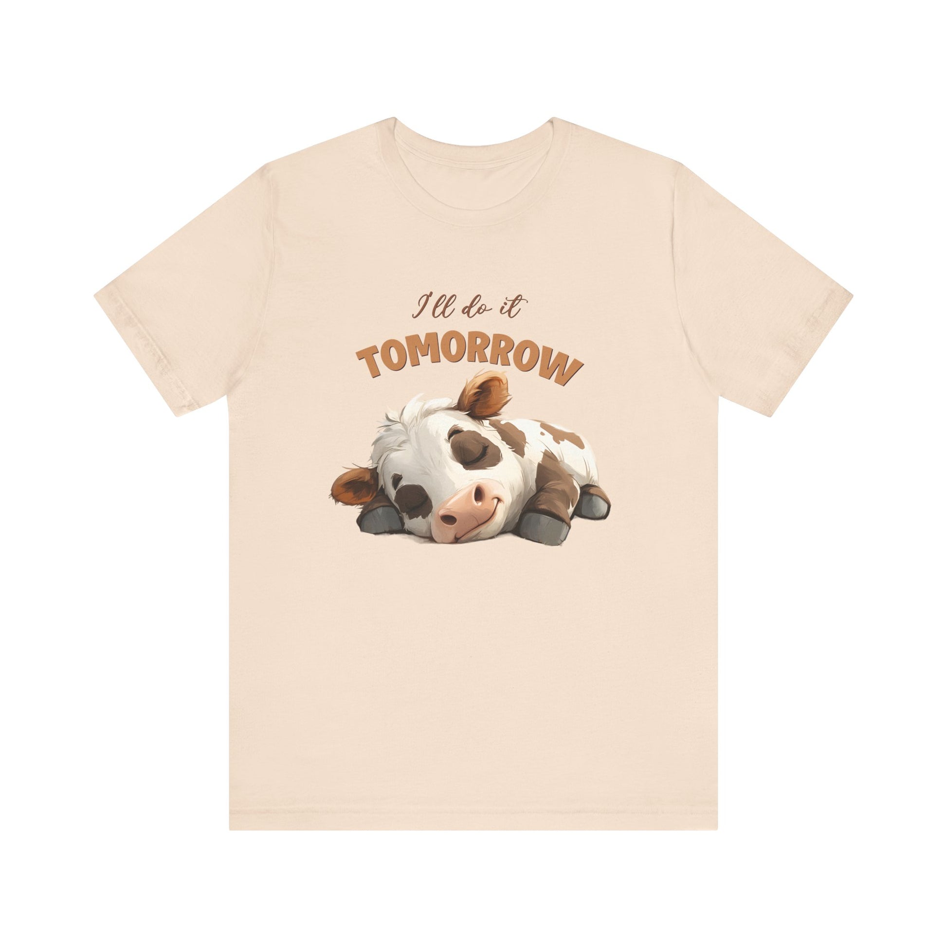 I'll do it tomorrow, Funny Cow shirt, Cow shirt, Cute Cow shirt - PopCultureByDesign36