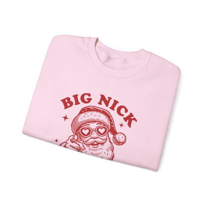 Big Nick Energy Christmas Shirt, Santa Inspired, Funny Santa Sweatshirt - PopCultureByDesign36