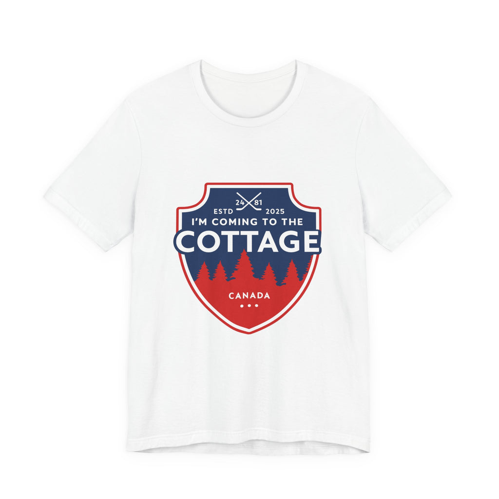 Cottage Hockey Tee — “I’m Coming to the Cottage” Canadian Hockey Lover Shirt by PopCultureByDesign36
