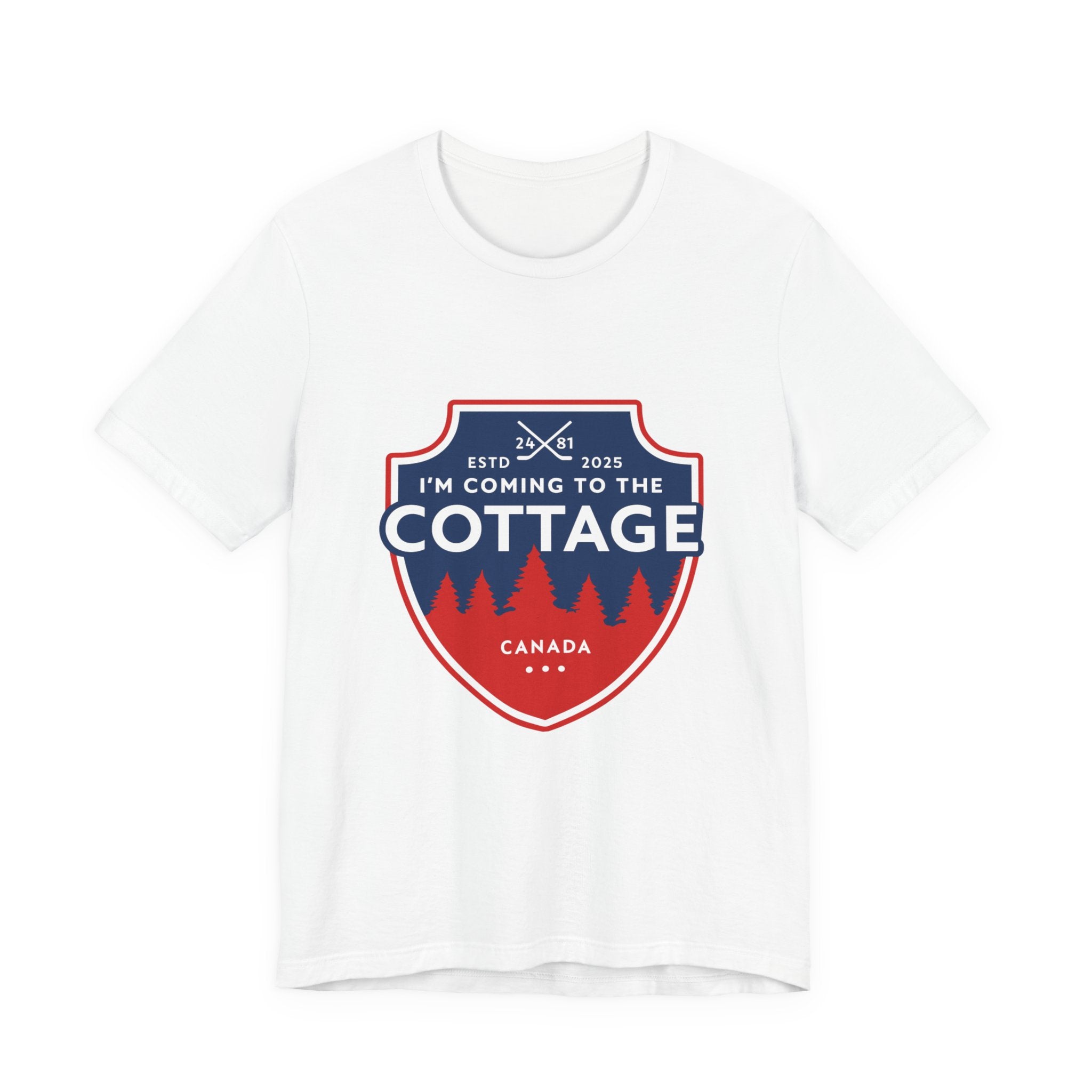 Cottage Hockey Tee — “I’m Coming to the Cottage” Canadian Hockey Lover Shirt by PopCultureByDesign36