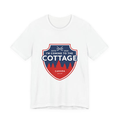 Cottage Hockey Tee — “I’m Coming to the Cottage” Canadian Hockey Lover Shirt