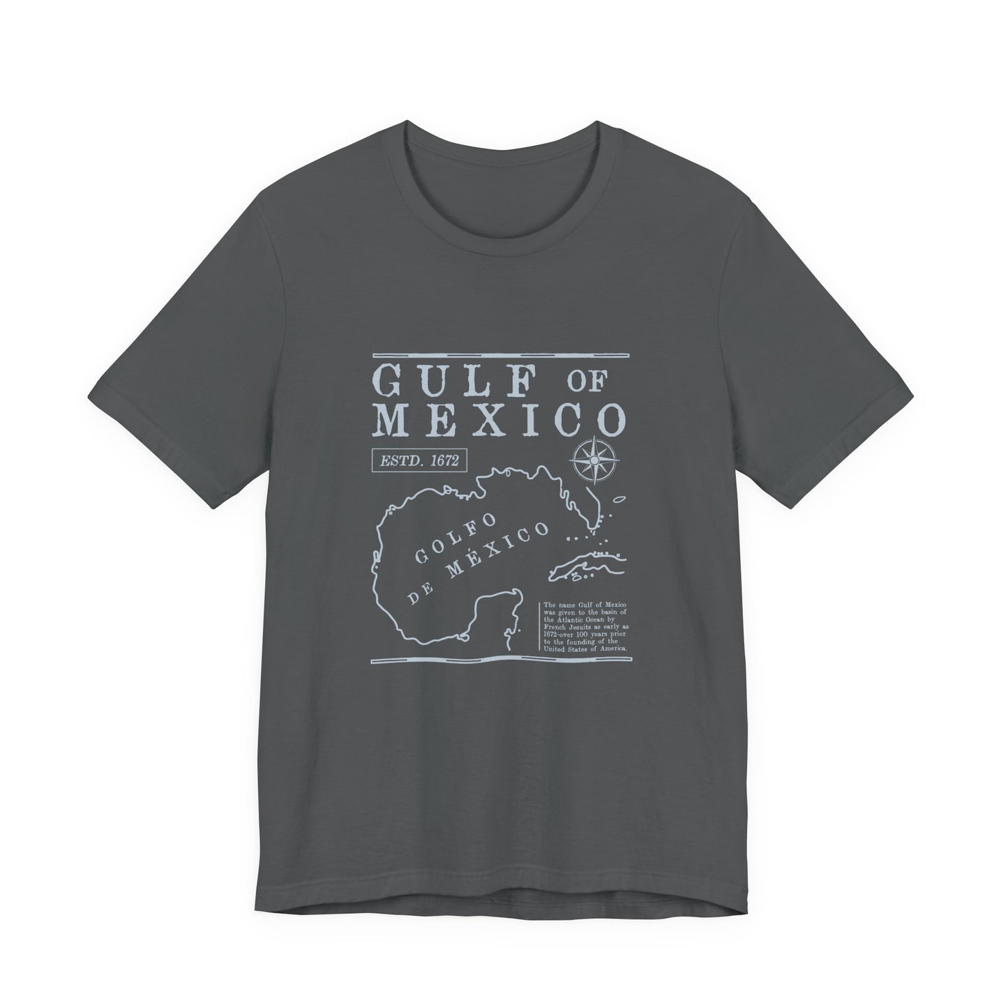 Gulf of Mexico Shirt, Gulf Coast Shirt, Historical Gulf of Mexico - PopCultureByDesign36