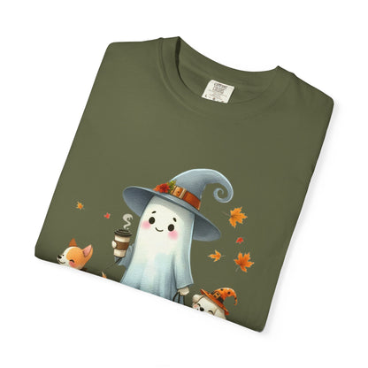 Cute ghost walking dogs shirt, cute fall shirt, ghost and dogs shirt - PopCultureByDesign36