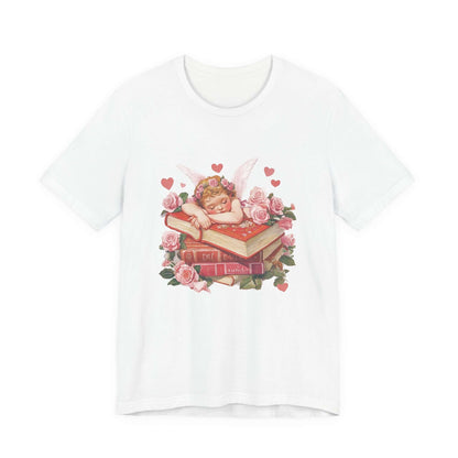 Reading Cupid Shirt, Funny Cupid Shirt, Cupid Love Shirt, Book Reader Shirt - PopCultureByDesign36