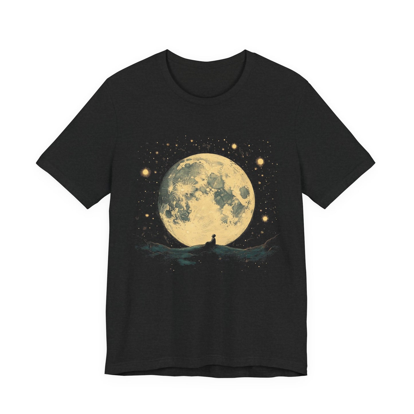 Mystic Moon And Boy Shirt, Mystical Moon Phase Shirt, Moon Phase T-Shirt - PopCultureByDesign36
