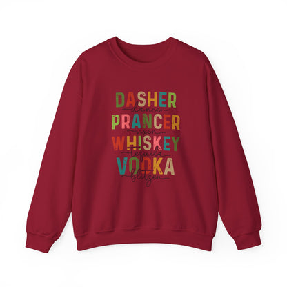 Funny Christmas Party Drinking Sweatshirt, Christmas Drinking Shirt - PopCultureByDesign36