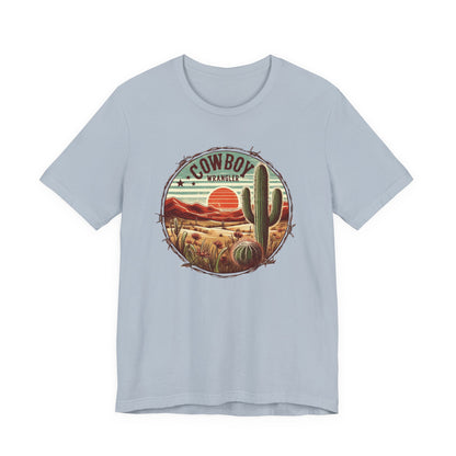 Cowboy Wrangler Shirt, Texas Shirt, Country Music Shirt, Western Shirt - PopCultureByDesign36