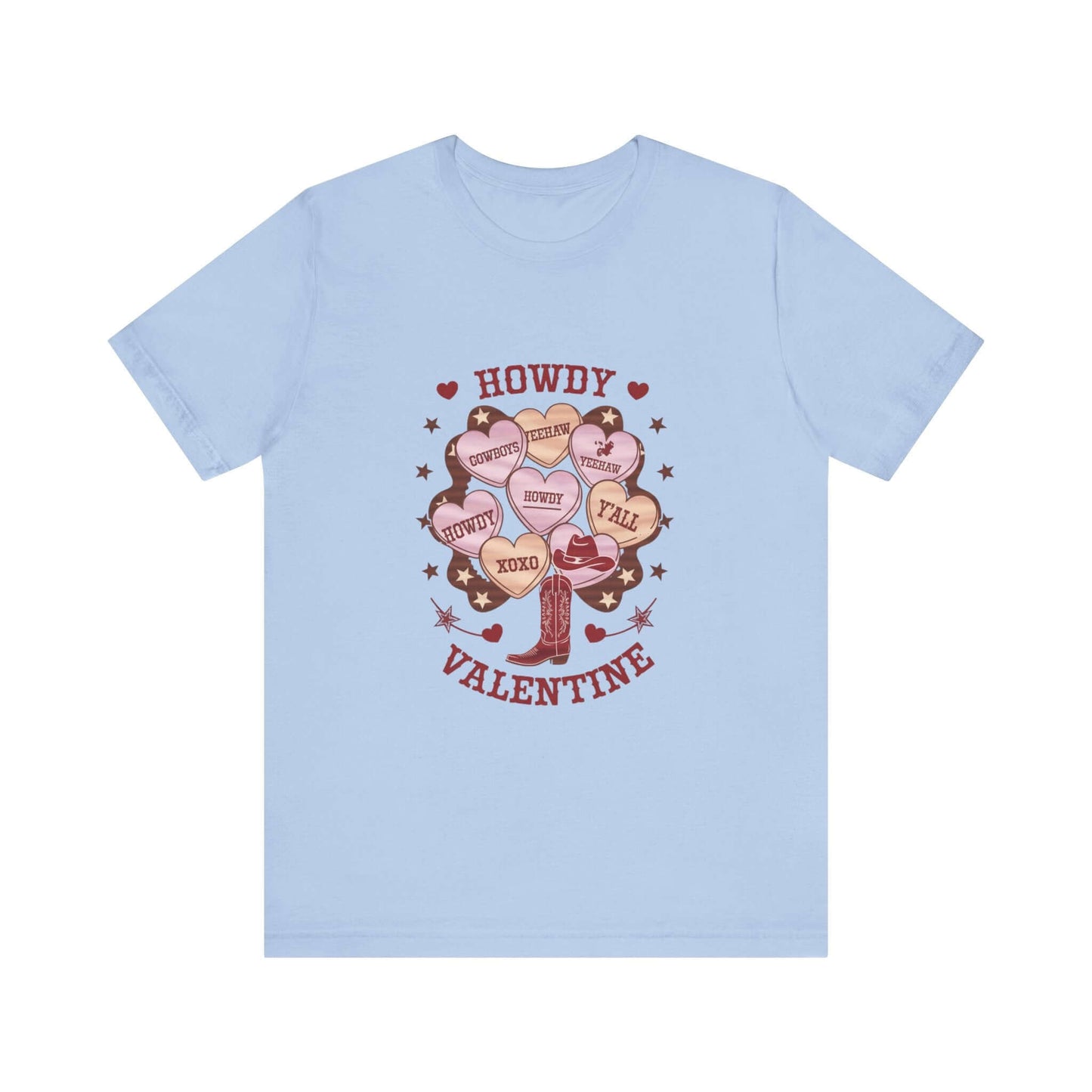 Candy Heart Shirt, Valentine's Day Gift, Country Conversation Hearts Shirt - PopCultureByDesign36