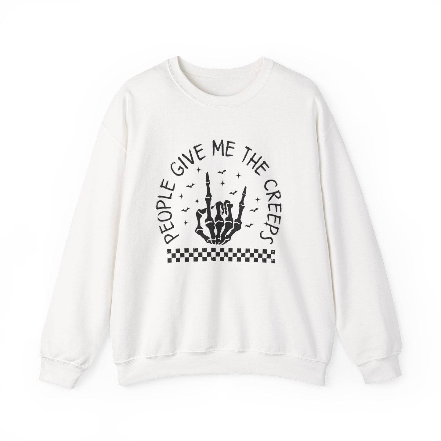 The Creeps Sweatshirt, Skeleton Hands Shirt, Skull Halloween Sweatshirt - PopCultureByDesign36