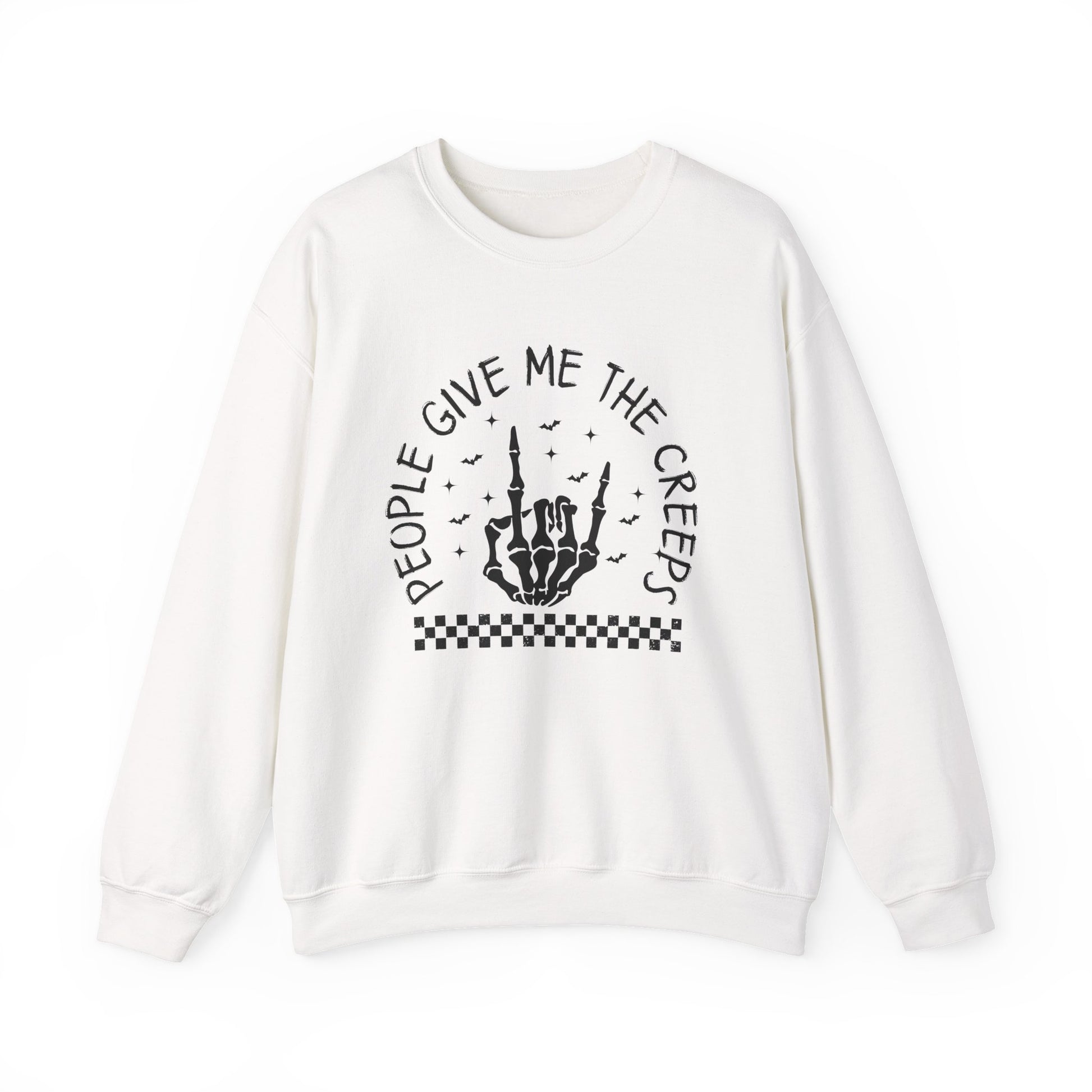 The Creeps Sweatshirt, Skeleton Hands Shirt, Skull Halloween Sweatshirt - PopCultureByDesign36