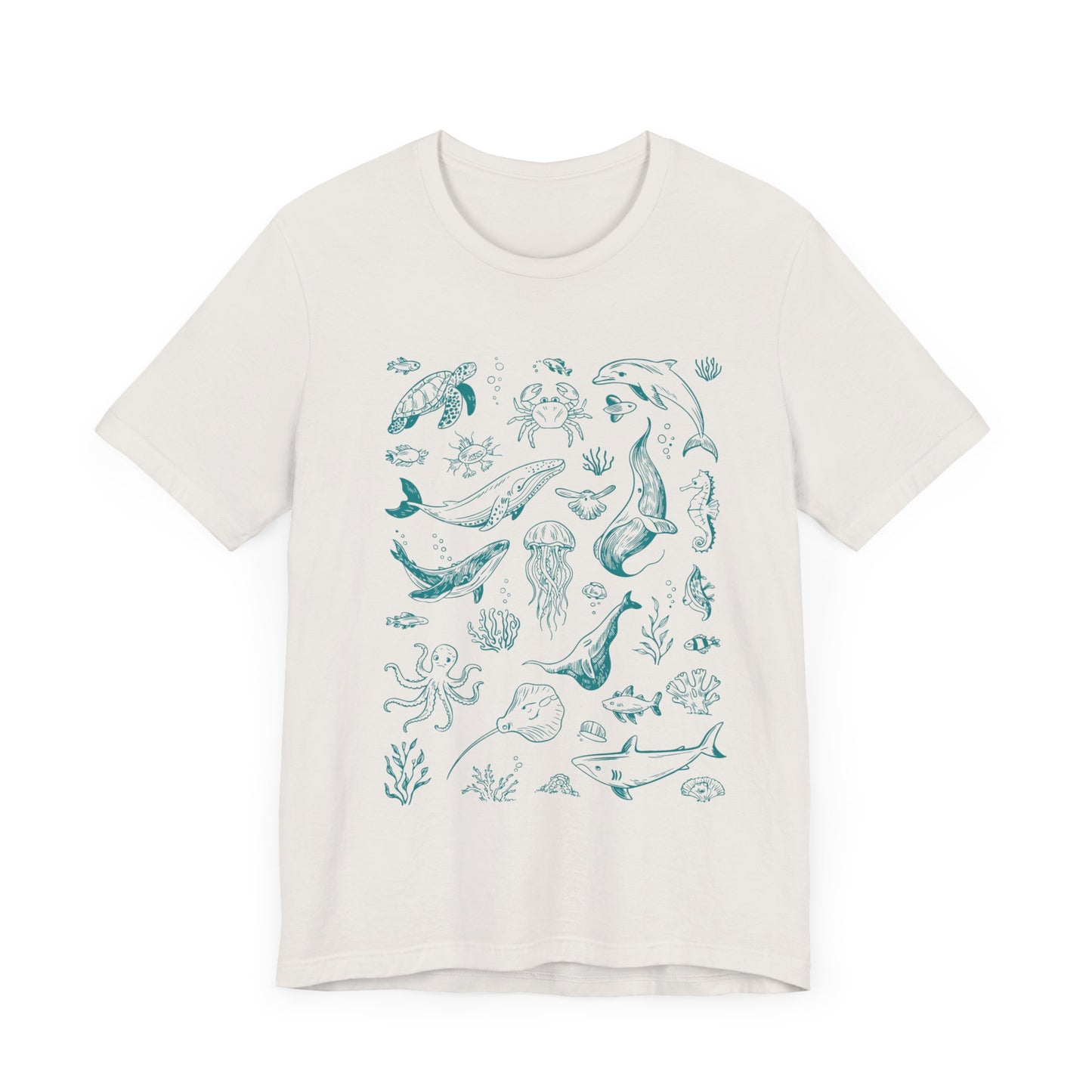 Vintage Ocean Tattoo Style T-Shirt, Retro Ocean Shirt, Ocean Shirt For Men - PopCultureByDesign36