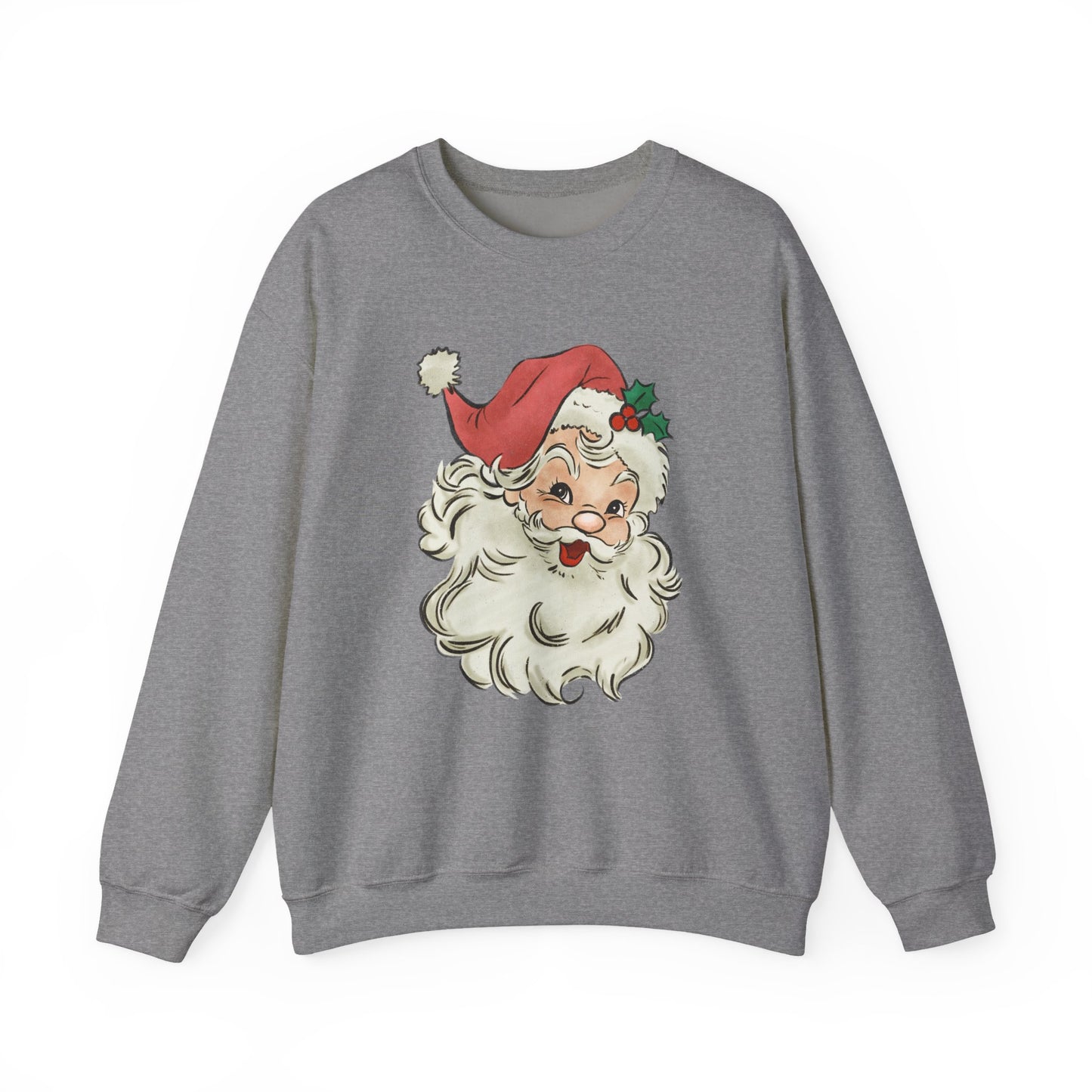 Retro Santa Sweater,Vintage Santa Christmas Sweatshirt,Retro Santa Claus Shirt - PopCultureByDesign36