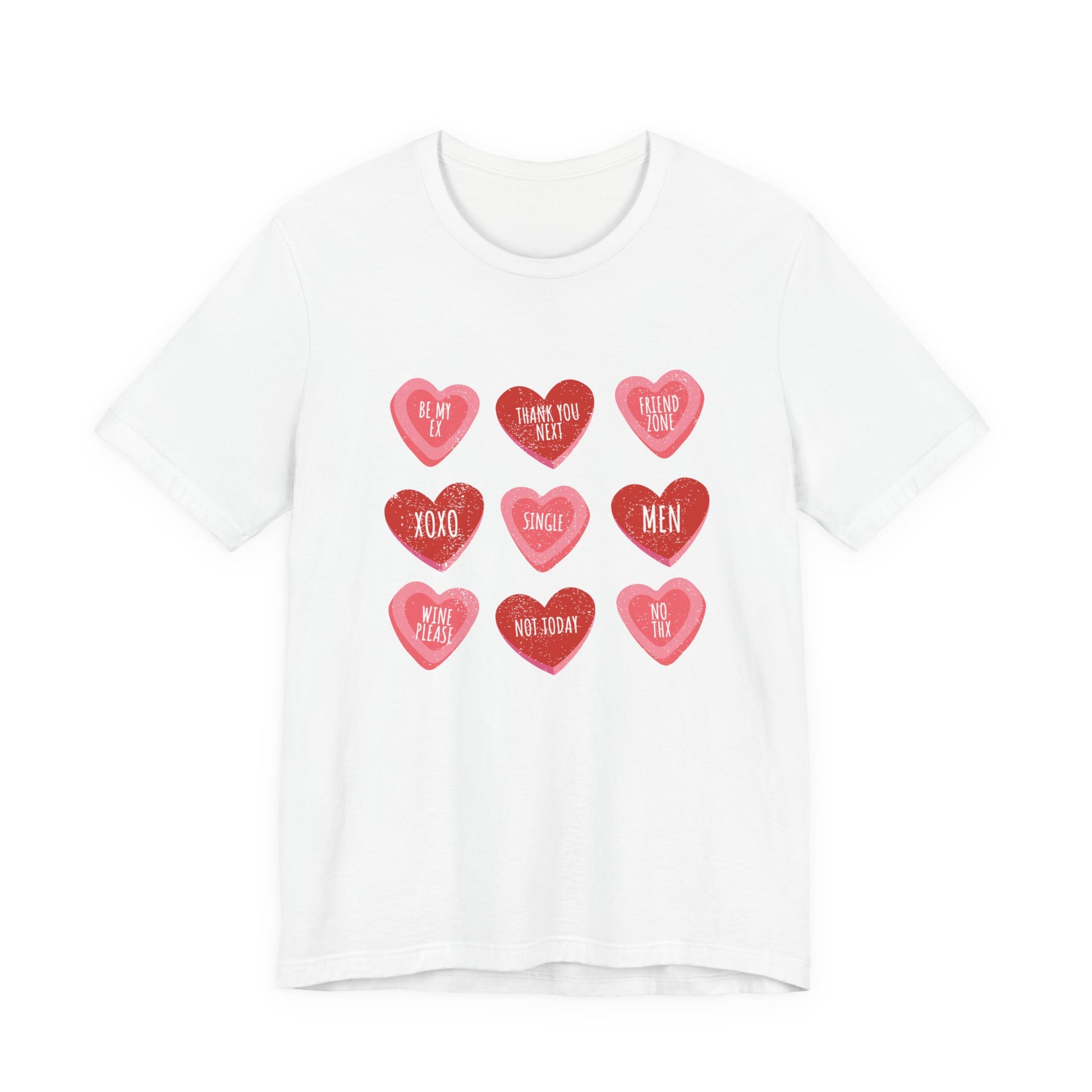 Candy Heart Shirt, Valentine's Day Gift, Conversation Hearts Shirt - PopCultureByDesign36