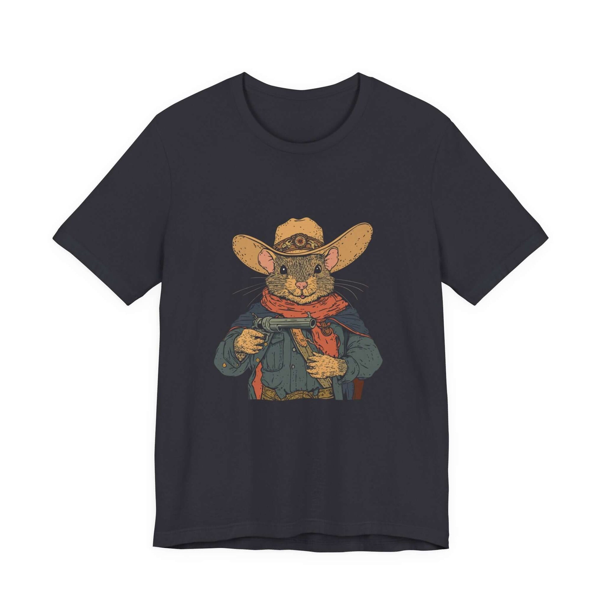 Funny Cowboy Mouse Shirt, Funny Rodent Shirt, Funny Mouse Shirt - PopCultureByDesign36