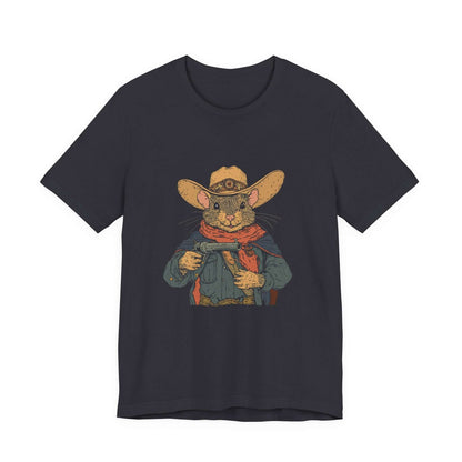 Funny Cowboy Mouse Shirt, Funny Rodent Shirt, Funny Mouse Shirt - PopCultureByDesign36