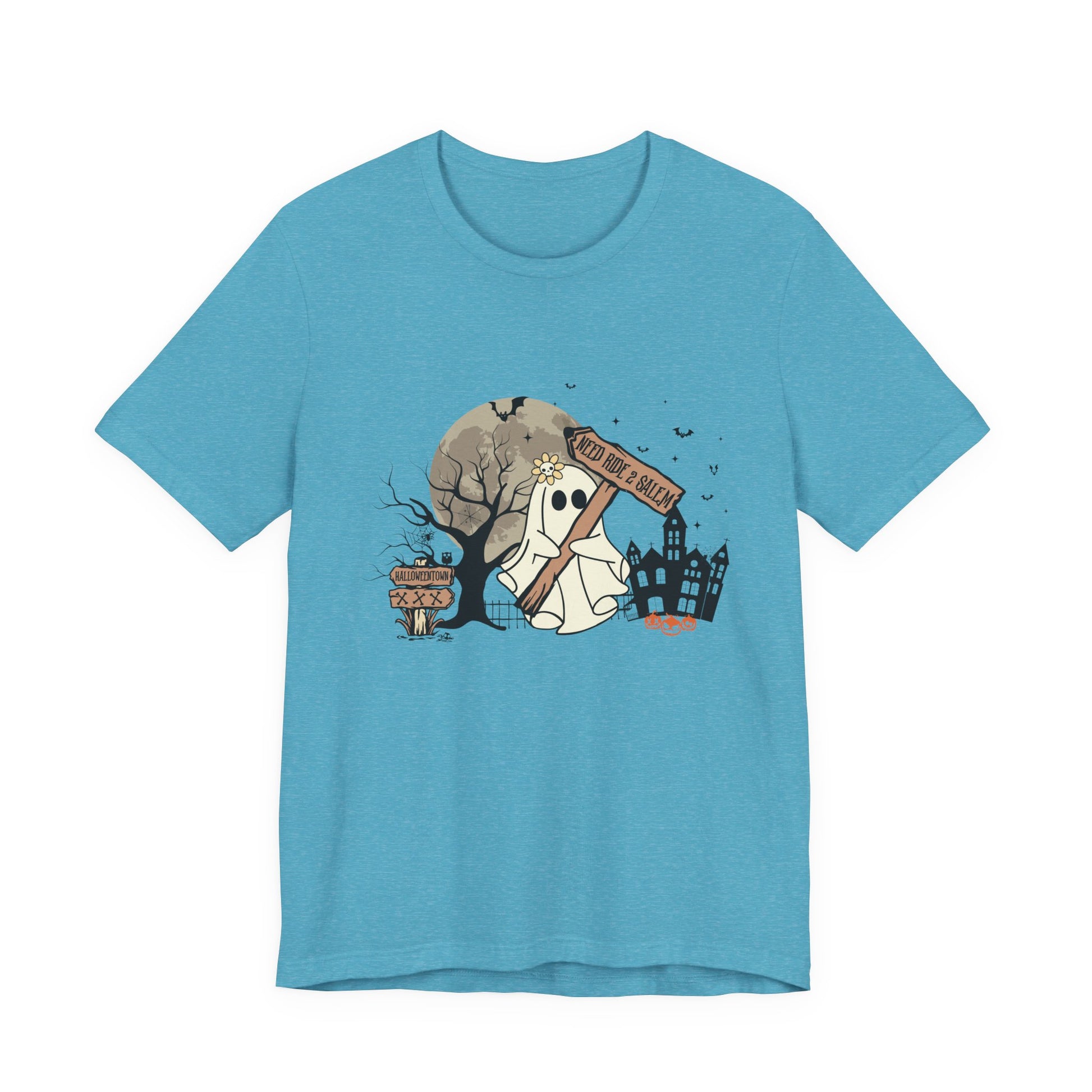 Funny Ghost Needing a Ride, Funny Ghost Shirt, Hitchhiking Ghost Shirt - PopCultureByDesign36