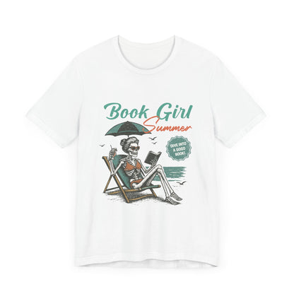 Book Girl Summer Shirt, Reading Lover Tee, Literary Bookworm Top - PopCultureByDesign36